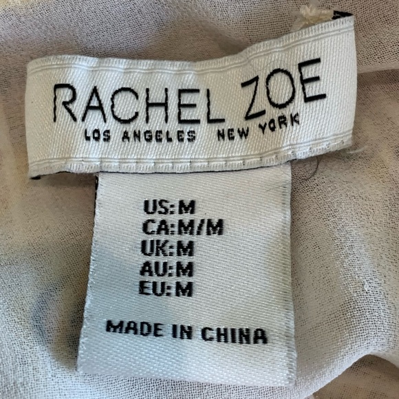 RACHEL ZOE PRINTED CROP TOP. WOMEN’S SIZE MEDIUM - Picture 7 of 8